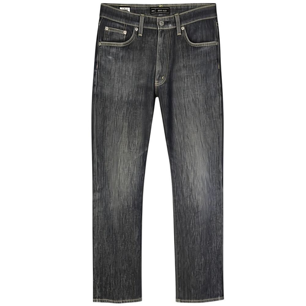 Edwin Japan E503 Men's 30x33 Flex Dark Denim Straight Leg Jeans Work Casual